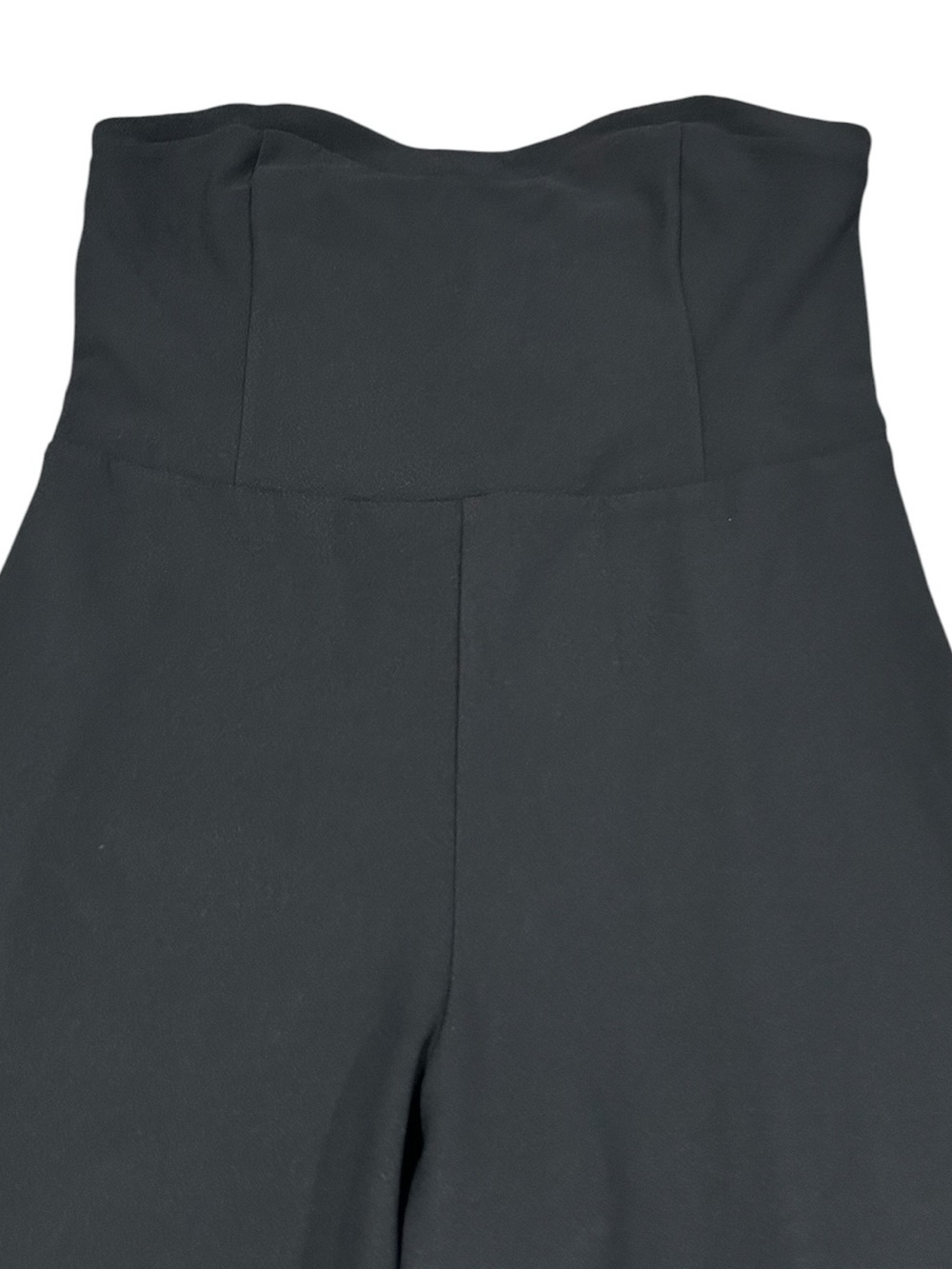 Abercrombie & Fitch Split Hem Wide-Leg Jumpsuit Pants Sz Large NWT Black - Picture 7 of 16